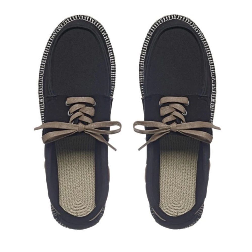Showaflops Boat‎ Shoes (Black/Natural) 9/10 NWT in packaging